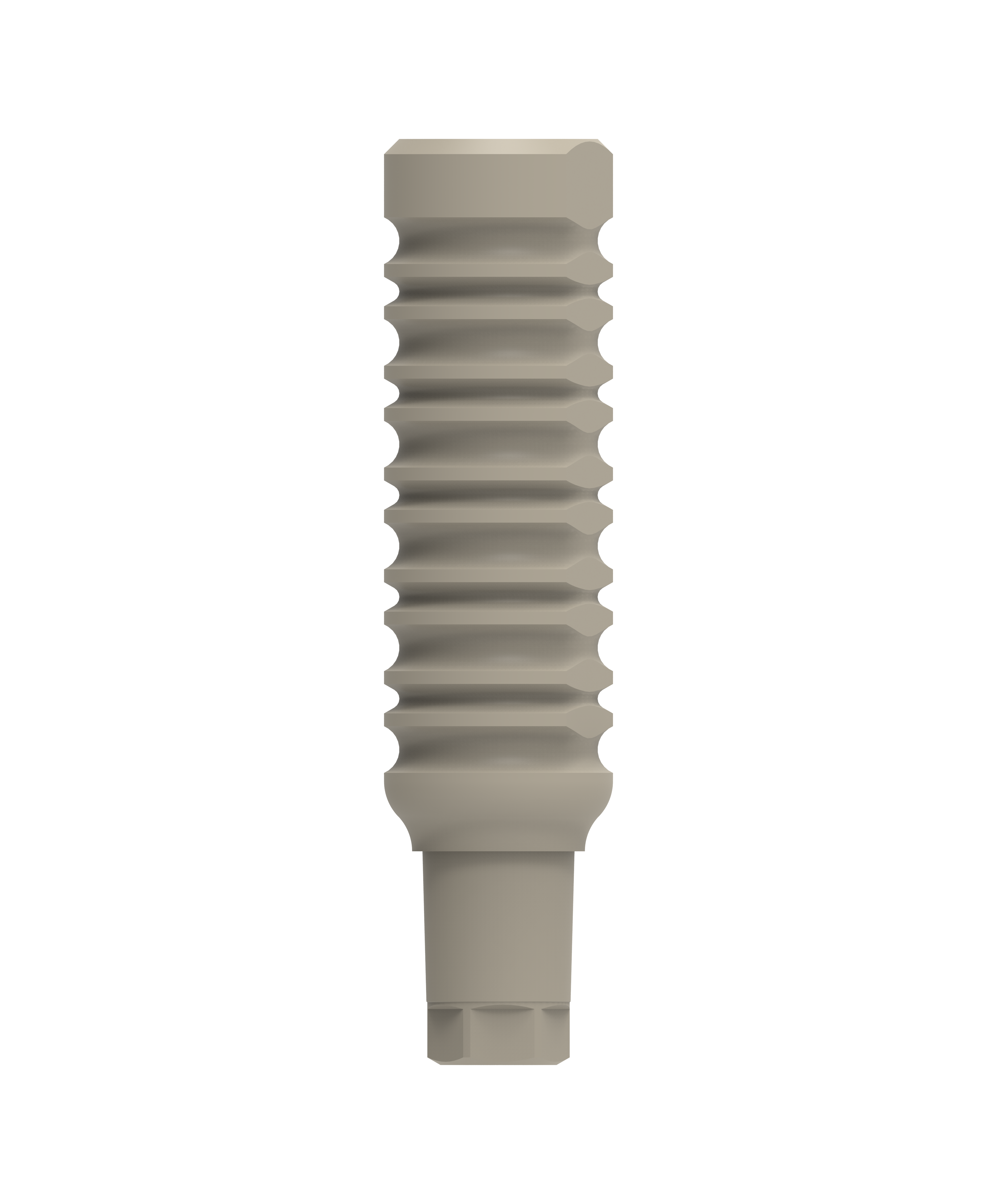 3,6mm Temporärer Peek Aufbau 14mm Höhe - 3mm Platform