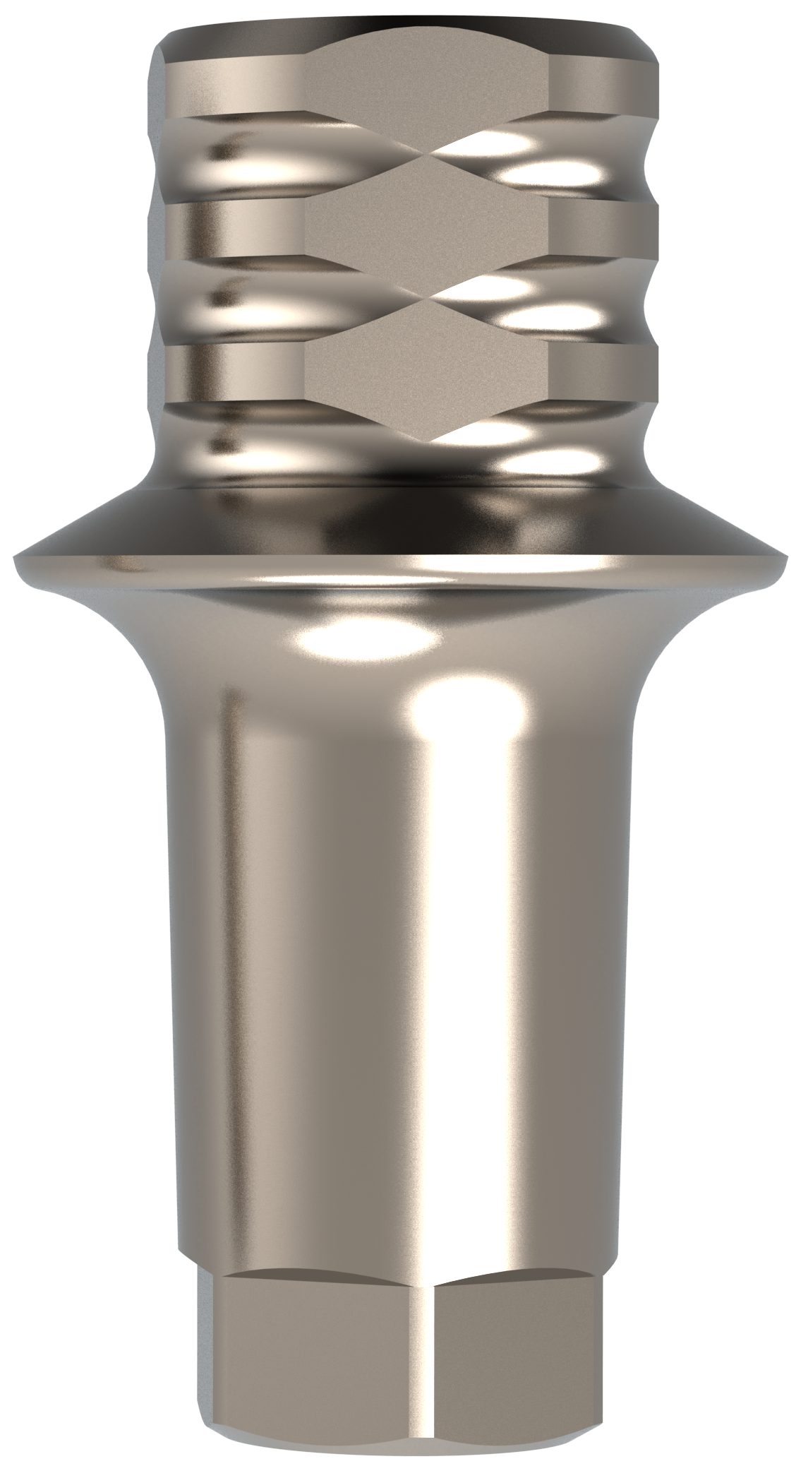 5,0 x 1,0 mm 0° angussfähiger Cobalt-Chrom Aufbau mit 3mm Pfosten - indexiert inkl. Angusshülse